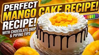 EASY MANGO CHIFFON CAKE | BEGINNER FRIENDLY CAKE RECIPE! MELTS IN YOUR MOUTH CAKE!