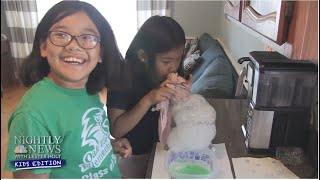 Choezom and Dazae at the very end -  Nightly News  Kids Edition
