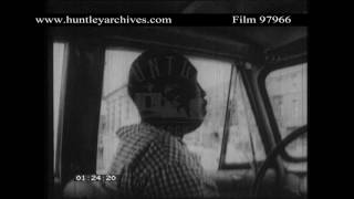 Harlem 1960. 'It's like Hell to live up here'.  Archive film 97966