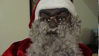 Singing and Story Telling Black Santa