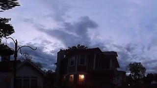 5/14/2016 -- 360 degree video view of Nightfall / Twilight -- Outdoor low light test