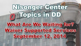 Nisonger Topics in DD, Barry Jamieson Sept 12, 2014