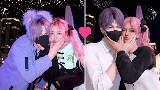 i tried to recreate cute scenes with my best friend levi...