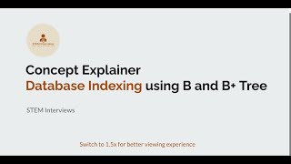B and B+ Trees:  Data Structure Behind Database Indexing