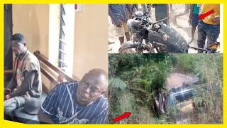 OMG - FORD TRUCK OVERTURNS AT GOMOA ONYAADZE, 15 INJUR£D AND 2 ARRESTED FOR ILLEG@L GRAVE DIGGING