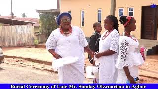 The funeral of Late mr Sunday Okwuarima in Agbor1(IETV)