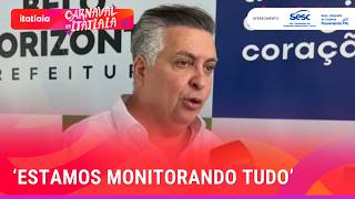 DAMIÃO DESTACA SEGURANÇA DO CARNAVAL DE BH: ‘ESTAMOS MONITORANDO TUDO’